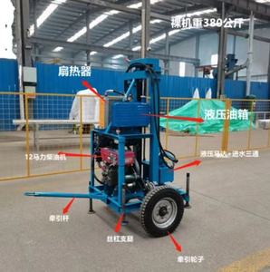 Fabrieksverkoop 100M Draagbare Diesel Hydraulische Mijn Boorinstallatie Kern Booreiland Booreiland Met Kerncomponenten Motor - Product Image 3