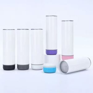 Gobelet musical personnalisé en acier inoxydable de haute qualité de 20 oz avec haut-parleur Bluetooth, vierge pour sublimation, revêtement parfait - Product Image 1