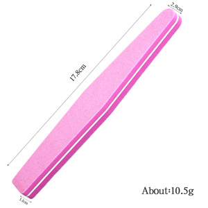 Lima per Unghie in Spugna TSZS 100/180 Grit, Doppia Faccia Curva e Dritta, Lima Abrasiva per Manicure, per Saloni di Bellezza, Vendita all'Ingrosso - Product Image 6