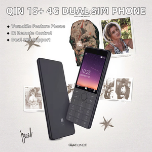 Qin 1S + VoLTE tính năng điện thoại 4G Mạng 512MB Wifi 2.8 inch 1480mAh pin 4.2 inch hồng ngoại điều khiển từ xa thẻ Sim kép miễn phí - Product Image 2