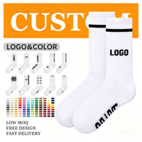 Chaussettes de sport hautement élastiques, écologiques, confortables, chaussettes de sport pour hommes et femmes, logo personnalisé, chaussettes de sport pour la salle de sport