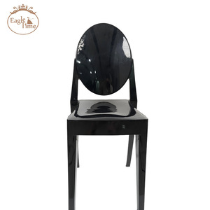 เก้าอี้ผีแบบซ้อนได้ทำจากเรซินอะคริลิกใสสำหรับเด็กด้านหลังทรงกลม - Product Image 2