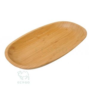 Plateau de fruits Plateau de service en bambou pour livraison de plats de restaurant - Product Image 2