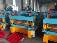 Máquinas Formadoras de Rollos de Doble Capa LINRAN, Máquina para Fabricar Láminas de Hierro, Panel de Techo 840, Rollo de Techo Trapezoidal Corrugado IBR