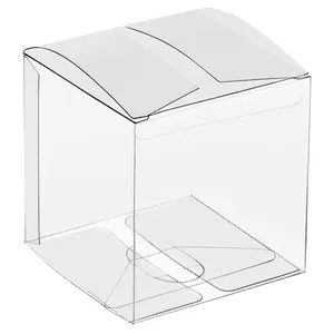 Imballaggio trasparente trasparente caja de plastica plastica PET PP fiore regalo festa bomboniera torta scatola di imballaggio caramelle