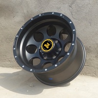 Jantes tout-terrain Jiangzao 4x4 6x139,7, jantes de 15 pouces à 6 trous, noires pour Jimny Renegade Nissan
