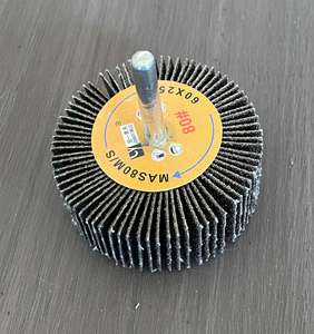 P240 Dremel stinco per ruota con lembo 2.4X1X1/4 pollici salda per rimozione della ruggine fresa lucidatura 400 pz/carta vetrata supportata da cartone - Product Image 4