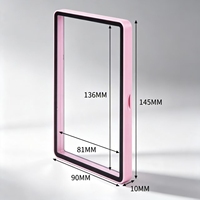 Étui de protection magnétique personnalisé pour cartes gradées PS, en plastique transparent, double face, pour cartes à collectionner, affichage transparent 10 mm