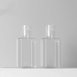 Flacon vide octogonal transparent en PET <span class=keywords><strong>de</strong></span> 50 ml pour désinfectant pour les mains, émulsion cosmétique, échantillon <span class=keywords><strong>de</strong></span> cosmétique - Product Image 6