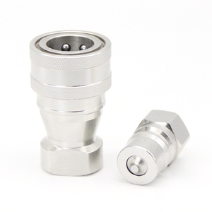 ข้อต่อไฮดรอลิกแบบปลดเร็ว 3/8 KZF มาตรฐาน ISO7241-B ผลิตจากสแตนเลส สำหรับปั๊มไฮดรอลิก  ลดราคาพิเศษ - Product Image 4