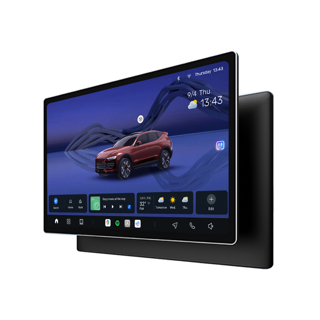 13 Inch 2K Car Radio with Wireless CarPlay Android Auto GPS Split Screen ChatGPT AI Voice Control Car Multimedia Player