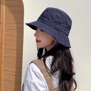 หมวกบักเก็ตกันน้ำ ระบายอากาศได้ดี ป้องกันแสงแดด เหมาะสำหรับกิจกรรมกลางแจ้ง เดินป่า ปั่นจักรยาน ฤดูร้อน สีพื้น สีกรมท่า สีกากี สีดำ สีเขียวขี้ม้า - Product Image 3