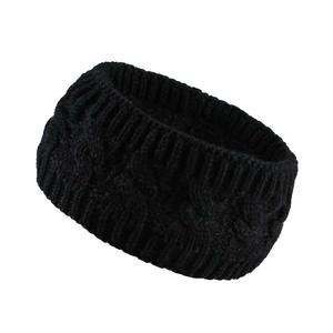 Bandeaux en tricot épais pour femmes hiver bandeaux en polaire floue doublé câble <span class=keywords><strong>cache</strong></span>-oreilles numérique imprimé affaires voyage approprié - Product Image 5