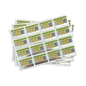 Tùy chỉnh <span class=keywords><strong>Scratch</strong></span>-off chống giả QR mã nhãn dán nhãn tự dính Vinyl Nhãn - Product Image 1
