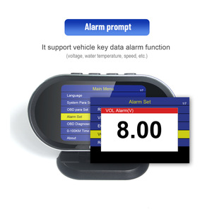KW206 OBD2 Escáner de motor Car On-board Head Up <span class=keywords><strong>Display</strong></span> Meter actualiza libremente la impresión con función de diagnóstico OBDII - Product Image 4
