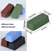 6 couleurs bijoux polissage cire barre pour métal inoxydable argent polissage bijoux polissage composé cire pâte cire bloc de cire