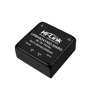Convertisseur isolé DC-DC <span class=keywords><strong>Hi</strong></span>-<span class=keywords><strong>Link</strong></span> 6W pour usage domestique, entrée 18-75Vdc, sortie <span class=keywords><strong>5V</strong></span> 1.2A, module d'alimentation abaisseur URB4805YMD-6WR3 - Product Image 4
