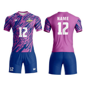 高品質 ユニセックス サッカーユニフォーム 新登場 サッカートレーニングキット OEMサービス対応 子供用 サッカージャージーセット 速乾性 チームウェア - Product Image 2