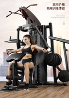 Multi Station Pleine Body Building Résistance Équipements Intégrés 4 Station Home Gym Equipment Fonction Machine