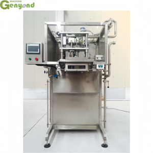 Juice Honey <span class=keywords><strong>Leben</strong></span> Llenado y sellado de bolsas de plástico asépticas Máquina empacadora de leche vertical líquida pequeña automática - Product Image 5
