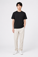 T-shirt personnalisé pour homme, manches courtes, col rond, uni, décontracté, streetwear