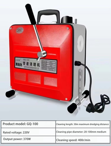 Machine de nettoyage de canalisations pour toilettes, outil de débouchage de tuyaux, machine de dragage d'égouts, nettoyeur haute performance pour drains - Product Image 2