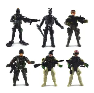 Soldats de l'armée en plastique, armes de jeu, jouets militaires, nouveauté