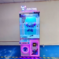 Machine de jeu d'arcade à griffes LED à monnayeur pour intérieur, avec prix néon, pour zone de divertissement familiale et FEC