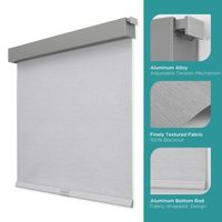 Persianas enrollables inalámbricas de parada gratuita, persianas opacas sin taladro, Persianas con aislamiento térmico para ventanas interiores, persianas de ventana de fácil instalación