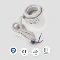 Sistema de Calefacción por Agua, Cabezal Termostático Eléctrico NC/230V, Actuador Térmico Eléctrico Normalmente Cerrado
