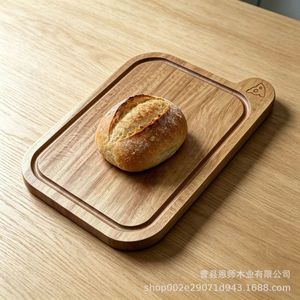 Acacia <b>Wood</b> Cutting Board Rectangle Anti-Slip Kitchen Vegetable Chopping <b>Block</b> - Product Image 5