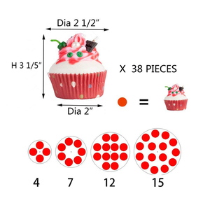 رف كيك أكريليك دائري عالي الجودة مخصص من <span class=keywords><strong>4</strong></span> طبقات - Product Image 2