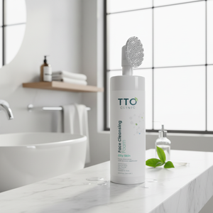 Espuma Limpiadora Facial Orgánica TTO Clinic 200ml con Ácido Hialurónico, Aceite de Árbol de Té y Ácido Salicílico para Piel Grasa - Hidratación Profunda - Product Image 3