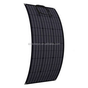 Semua hitam disesuaikan 80W 18V polikristalin 18*2 sel Solar sel Harga 985*505mm Solar modulator fleksibel Pv Solar Panel - Product Image 4