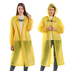 Ingrosso colore personalizzato lungo EVA <span class=keywords><strong>impermeabile</strong></span> da <span class=keywords><strong>donna</strong></span> vendita calda <span class=keywords><strong>Poncho</strong></span> <span class=keywords><strong>impermeabile</strong></span> con Logo decorazione antipioggia per tutte le occasioni - Product Image 1