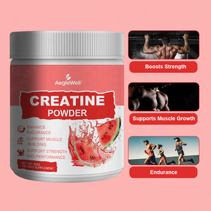 Aegelwell Creatina Monohidrato en Polvo Sabor Sandía, Suplemento Pre-Entrenamiento para el Desarrollo Muscular, Fuerza y Resistencia - Product Image 3