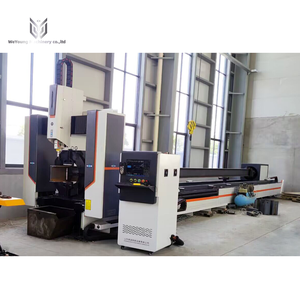 Machine de découpe laser 5 axes directe usine pour gros tubes, profilés, tubes carrés, aciers de charpente, aciers cornières - Product Image 2