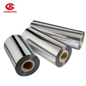 Factory Direct Sale Silver Metalized Bopp Thermal Lamination Food Packaging Roll Film