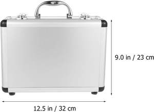 Maletín de Aluminio, Caja de Herramientas, Caja de Almacenamiento, Estuche de Transporte, Maletas con Cierre de Código, Organizador para Equipaje, Artesanos, Viajes - Product Image 2