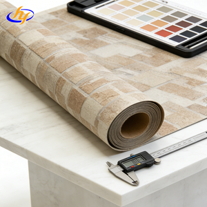 Plancher en vinyle PVC de qualité économique de 4 m de large, favori des consommateurs, avec dos en éponge, imperméable, antidérapant, écologique, ignifuge - Product Image 1
