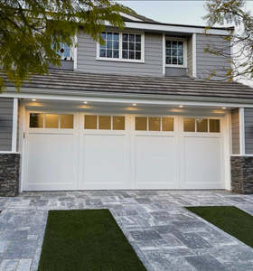 호주 표준 알루미늄 단면 차고 도어 자동 도어 유리 차고 프레임 또는 프레임이없는 차고 - Product Image 1