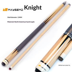 Taco de billar de 13mm con punta grande, estilo chino Black Eight y estilo americano Nine <span class=keywords><strong>Ball</strong></span>, de 2 piezas, para golpe de rotura y salto. - Product Image 2