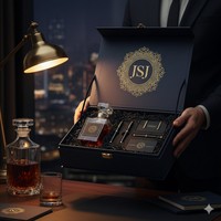 Boîte rigide magnétique pliable haut de gamme écologique avec feuille d'or et logo personnalisé pour l'emballage de cadeaux d'entreprise