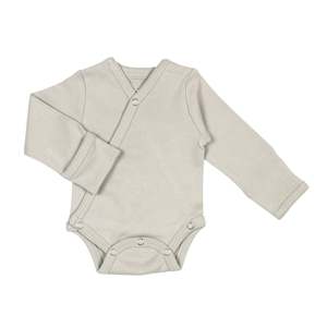 Tuta a scatto laterale a maniche lunghe per bebè di alta qualità 100% cotone tutina Kimono Unisex per bambina - Product Image 6