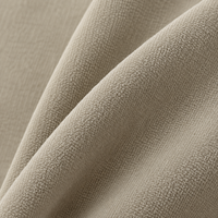 Rideau occultant en chenille française à motif fleur de lys, haute occultation, en tissu polyester imprimé moderne, couleur unie pour salon