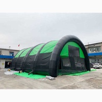 Arène de paintball gonflable de haute qualité, vente chaude, dôme portable, tente de paintball
