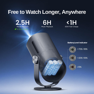 Proiettore Portatile Dangbei <span class=keywords><strong>Freedo</strong></span> 450 ISO Lumen LED 1080P con Supporto, Smart e Tascabile per Esterni - Disponibile in Polonia/Brasile - Product Image 5