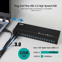 Stock industrielle A-316 haute vitesse usb de charge smartphone rénové 16-Port usb hubs usb hub chargeur