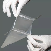 Sac d'échantillonnage stérile jetable pour laboratoire chimique, en nylon PE, scellable, sans enzyme, zone d'impression et d'écriture, multi-spécifications
