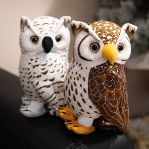 Peluche <span class=keywords><strong>hibou</strong></span> aux grands yeux mignonne avec rembourrage en coton PP super doux, idéale comme compagnon et cadeau pour enfants - Product Image 6
